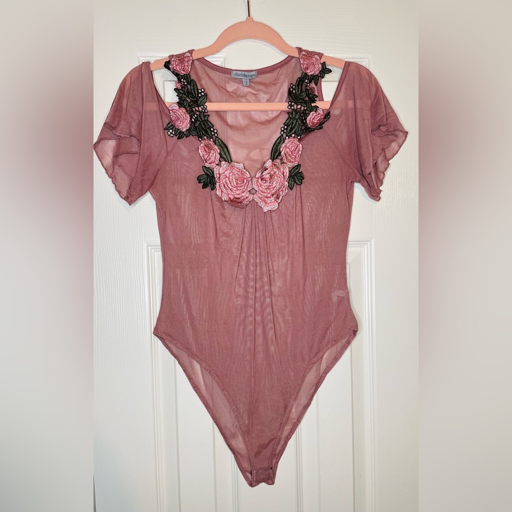 Floral Pink Bodysuit